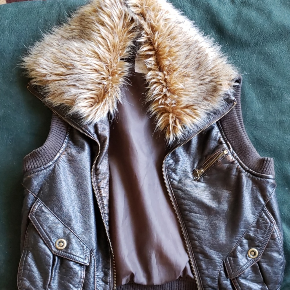 leather vest
